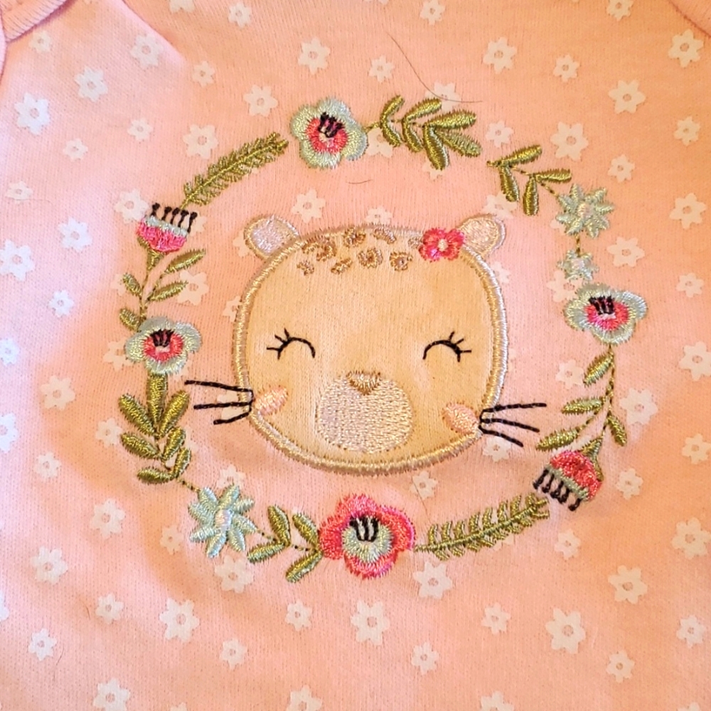NWT Boho Animal Grow with Me Onesie Set